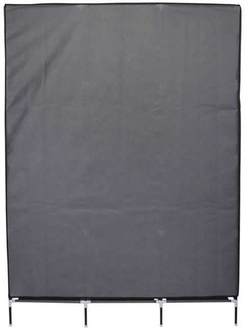 GARDEROBA TEKSTYLNA 127x45x172 cm CIEMNOSZARA GARDEROBA TEKSTYLNA 127x45x172 cm CIEMNOSZARA