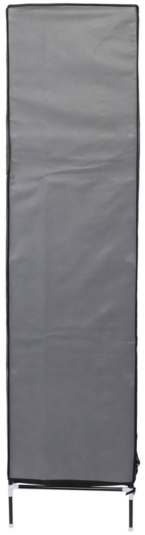GARDEROBA TEKSTYLNA 127x45x172 cm CIEMNOSZARA GARDEROBA TEKSTYLNA 127x45x172 cm CIEMNOSZARA