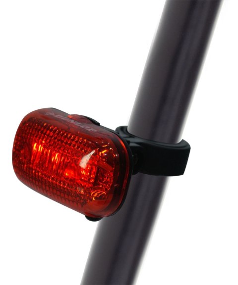 ZESTAW LAMP ROWEROWYCH LED PRZÓD + TYŁ DUNLOP ZESTAW LAMP ROWEROWYCH LED PRZÓD + TYŁ DUNLOP