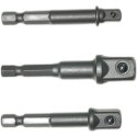 Adaptery do zakrętarki redukcje HEX na nasadki do wkrętarki 1/4 3/8 1/2