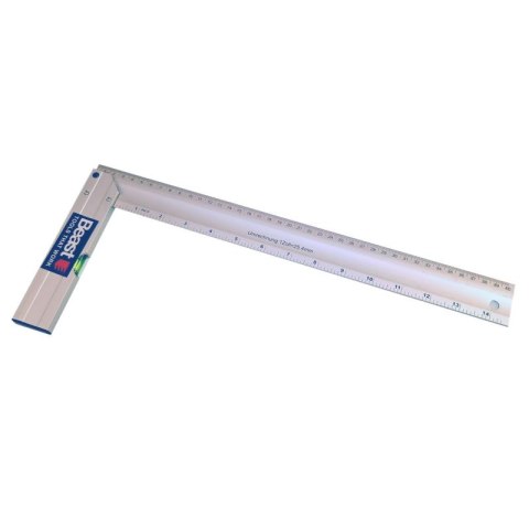 KĄTOWNIK ALUMINIOWY Z POZIOMICĄ 400 mm KĄTOWNIK ALUMINIOWY Z POZIOMICĄ 400 mm