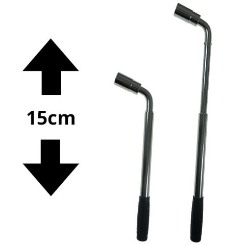 KLUCZ DO KÓŁ TELESKOPOWY TYP-L 17-19 mm 1/2'' KLUCZ DO KÓŁ TELESKOPOWY TYP-L 17-19 mm 1/2''