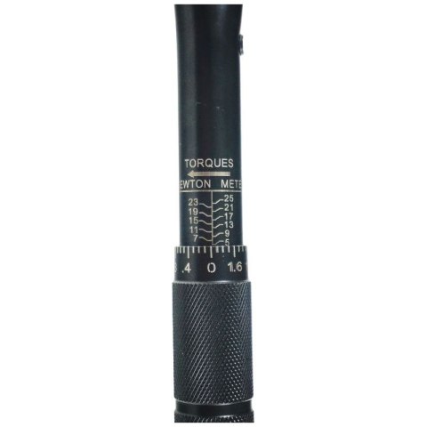 KLUCZ DYNAMOMETRYCZNY 1/4" Z BLOKADĄ 5-25 Nm KLUCZ DYNAMOMETRYCZNY 1/4" Z BLOKADĄ 5-25 Nm