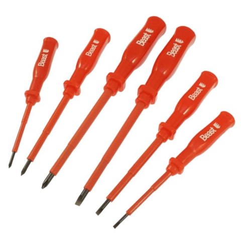 Śrubokręty wkrętaki izolowane MAGNETYCZNE 3 płaskie 3 krzyżakowe Śrubokręty wkrętaki izolowane MAGNETYCZNE 3 płaskie 3 krzyżakowe