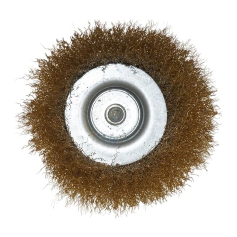 Szczotka druciana doczołowa fi 6mm 100mm do wiertarki Szczotka druciana doczołowa fi 6mm 100mm do wiertarki