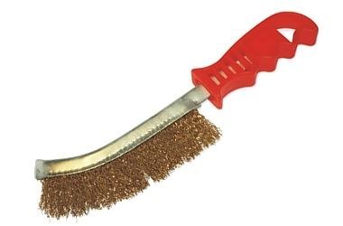Szczotka druciana ręczna do czyszczenia felg rdzy MOCNA 270 mm Szczotka druciana ręczna do czyszczenia felg rdzy MOCNA 270 mm