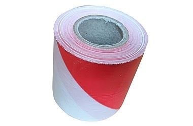 TAŚMA OSTRZEGAWCZA 75mm x 100m BIAŁO-CZERWONA TAŚMA OSTRZEGAWCZA 75mm x 100m BIAŁO-CZERWONA