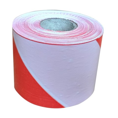 Taśma ostrzegawcza 75mm x 250m biało-czerwona Taśma ostrzegawcza 75mm x 250m biało-czerwona