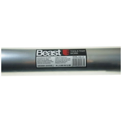 Wyciskacz do mas sylikonu aluminiowy tubowy 380mm 600ml profesjonalny Wyciskacz do mas sylikonu aluminiowy tubowy 380mm 600ml profesjonalny