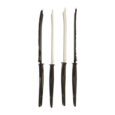 Szczotka do czyszczenia fug szczelin mycia kuchni wąska szczelinowa dluga 4 x 230mm (2X biała + 2x czarna) nylon Szczotka do czyszczenia fug szczelin mycia kuchni wąska szczelinowa dluga 4 x 230mm (2X biała + 2x czarna) nylon