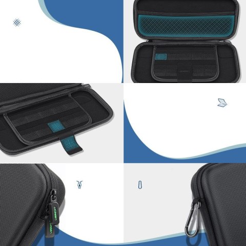 Etui pudełko na Nintendo Switch i akcesoria 26x12x4cm czarny Etui pudełko na Nintendo Switch i akcesoria 26x12x4cm czarny