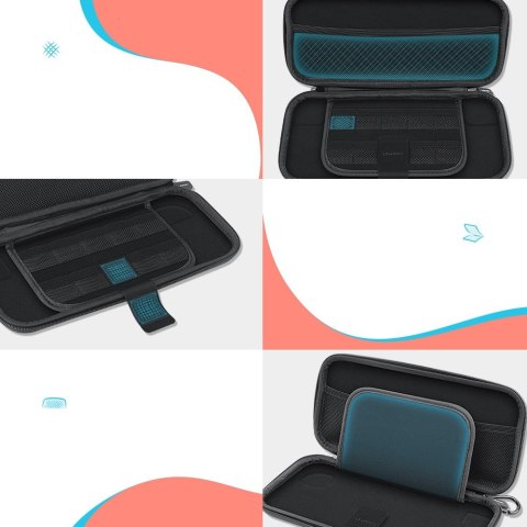 Etui pudełko na Nintendo Switch i akcesoria 26x12x4cm czarny Etui pudełko na Nintendo Switch i akcesoria 26x12x4cm czarny