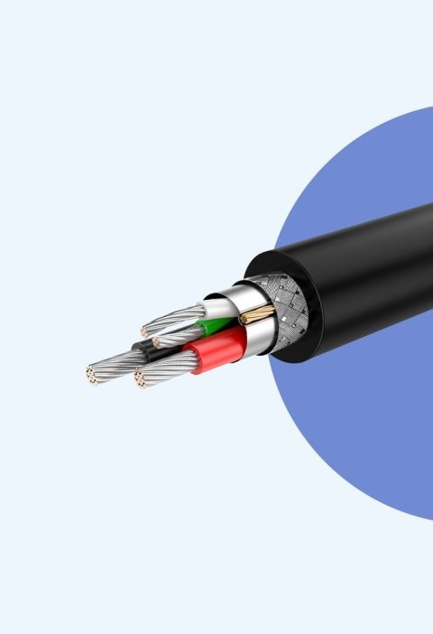Kabel przewód USB - micro USB 2A 1m czarny Kabel przewód USB - micro USB 2A 1m czarny