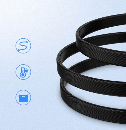 Kabel przewód płaski SATA 1.0-3.0 do 5Gb/s 0.5m - czarny Kabel przewód płaski SATA 1.0-3.0 do 5Gb/s 0.5m - czarny