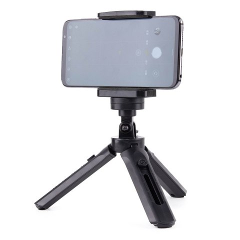 Mini statyw uchwyt do zdjęć selfie na telefon aparat kamerę GoPro 16-21cm czarny Mini statyw uchwyt do zdjęć selfie na telefon aparat kamerę GoPro 16-21cm czarny