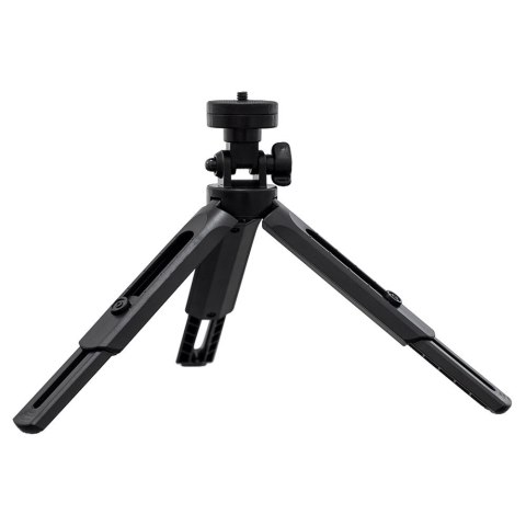 Mini statyw uchwyt do zdjęć selfie na telefon aparat kamerę GoPro 16-21cm czarny Mini statyw uchwyt do zdjęć selfie na telefon aparat kamerę GoPro 16-21cm czarny