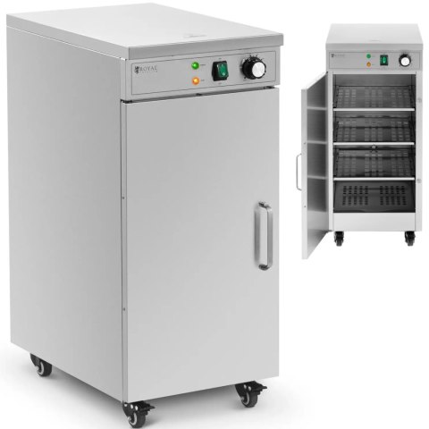 Podgrzewacz do talerzy szafa grzewcza na kółkach do 60 talerzy o śr. 29 cm 600 W Podgrzewacz do talerzy szafa grzewcza na kółkach do 60 talerzy o śr. 29 cm 600 W
