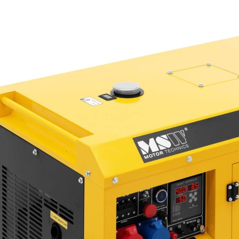 Agregat generator prądotwórczy diesel na kółkach 240/400 V 8500 W 10 kVA 30 l Agregat generator prądotwórczy diesel na kółkach 240/400 V 8500 W 10 kVA 30 l