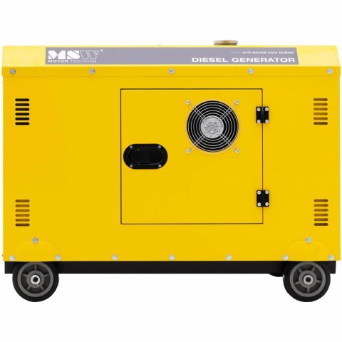 Agregat generator prądotwórczy diesel na kółkach 240/400 V 8500 W 10 kVA 30 l Agregat generator prądotwórczy diesel na kółkach 240/400 V 8500 W 10 kVA 30 l