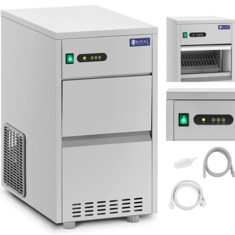 Barowa kostkarka maszyna do kostek lodu 20 kg/dzień 5 kg 165 W Barowa kostkarka maszyna do kostek lodu 20 kg/dzień 5 kg 165 W