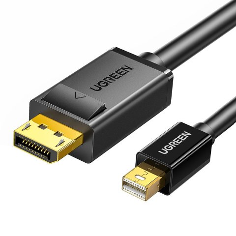 Kabel przewód Mini DisplayPort - DisplayPort 2K 4K 1.5m czarny Kabel przewód Mini DisplayPort - DisplayPort 2K 4K 1.5m czarny
