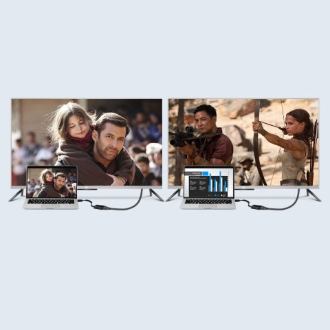 Przejściówka adapter HDMI - VGA + kabel USB - micro USB 1m czarny Przejściówka adapter HDMI - VGA + kabel USB - micro USB 1m czarny
