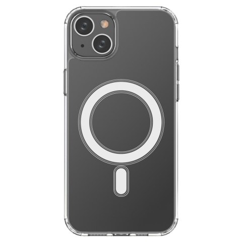 Żelowe elastyczne etui do iPhone 15 Plus magnetyczne z MagSafe przezroczyste Żelowe elastyczne etui do iPhone 15 Plus magnetyczne z MagSafe przezroczyste
