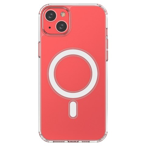 Żelowe elastyczne etui do iPhone 15 Plus magnetyczne z MagSafe przezroczyste Żelowe elastyczne etui do iPhone 15 Plus magnetyczne z MagSafe przezroczyste
