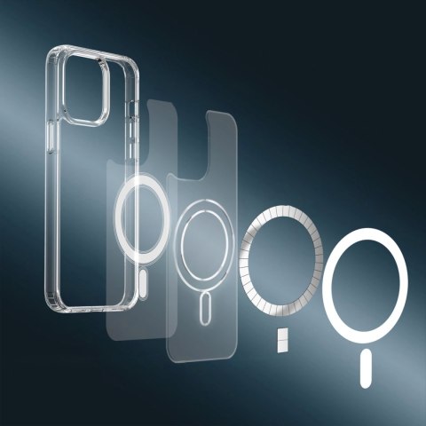 Żelowe elastyczne etui do iPhone 15 Plus magnetyczne z MagSafe przezroczyste Żelowe elastyczne etui do iPhone 15 Plus magnetyczne z MagSafe przezroczyste