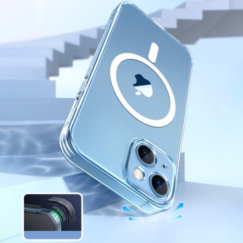 Żelowe magnetyczne etui do iPhone 14 Plus przezroczysty MagSafe Żelowe magnetyczne etui do iPhone 14 Plus przezroczysty MagSafe