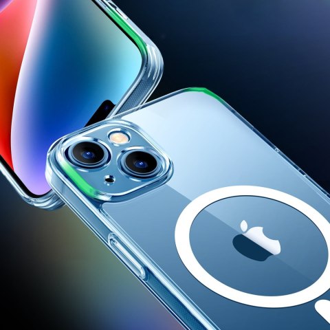 Żelowe magnetyczne etui do iPhone 14 Plus przezroczysty MagSafe Żelowe magnetyczne etui do iPhone 14 Plus przezroczysty MagSafe