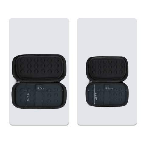 Etui pudełko na dysk twardy HDD i akcesoria GSM 18x9.5x5.5cm czarny Etui pudełko na dysk twardy HDD i akcesoria GSM 18x9.5x5.5cm czarny