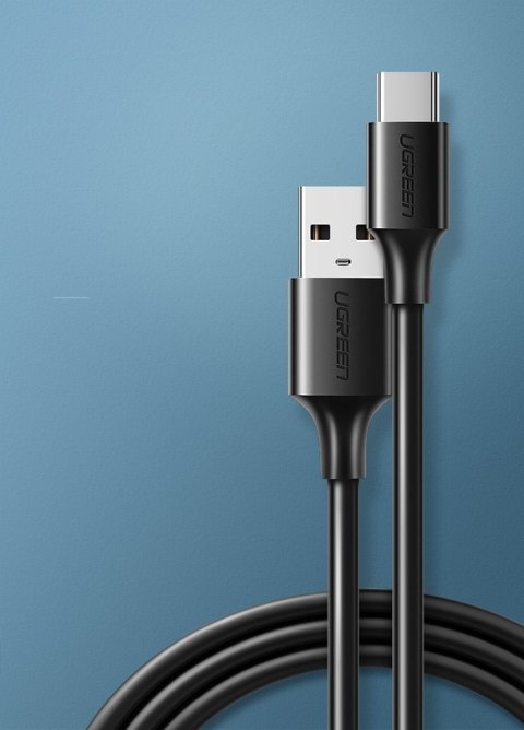 Kabel przewód USB - USB-C 2A 1m czarny Kabel przewód USB - USB-C 2A 1m czarny