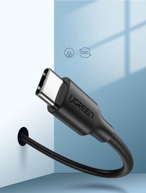 Kabel przewód USB - USB-C 2A 1m czarny Kabel przewód USB - USB-C 2A 1m czarny