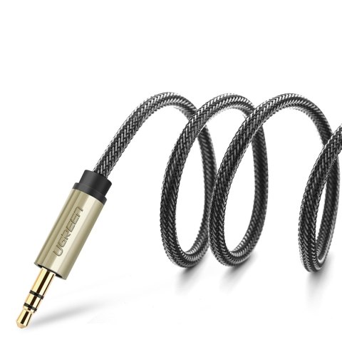 Kabel przewód audio mini jack 3.5 mm - 2 x jack 6.35mm 2m szary Kabel przewód audio mini jack 3.5 mm - 2 x jack 6.35mm 2m szary