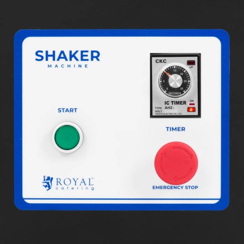 Koktajler shaker mikser barowy podwójny 2 x 0.75 l 240 obr./min - czarny Koktajler shaker mikser barowy podwójny 2 x 0.75 l 240 obr./min - czarny