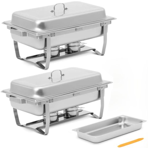 Podgrzewacz do potraw bemar bufetowy na pastę GN 1/1 7.5 l STAL- zestaw 2 szt. Podgrzewacz do potraw bemar bufetowy na pastę GN 1/1 7.5 l STAL- zestaw 2 szt.