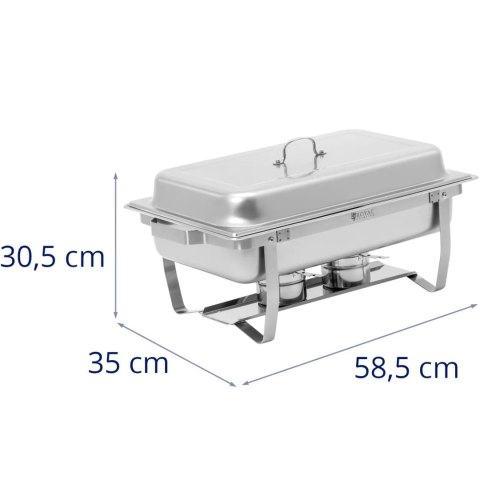 Podgrzewacz do potraw bemar bufetowy na pastę GN 1/1 7.5 l STAL- zestaw 4 szt. Podgrzewacz do potraw bemar bufetowy na pastę GN 1/1 7.5 l STAL- zestaw 4 szt.