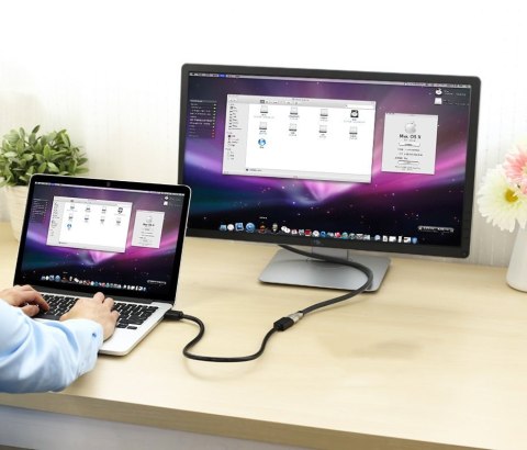 Przedłużacz przejściówka kabla HDMI 4K 10.2 Gbps 340Mhz 0.5 m czarny Przedłużacz przejściówka kabla HDMI 4K 10.2 Gbps 340Mhz 0.5 m czarny