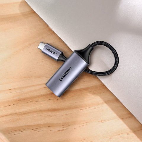 Przejściówka adapter USB-C do HDMI 2.0 4K 60Hz Thunderbolt 3 szary Przejściówka adapter USB-C do HDMI 2.0 4K 60Hz Thunderbolt 3 szary