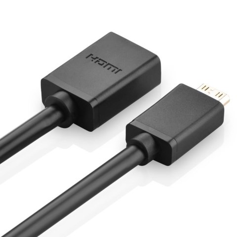 Przejściówka adapter kabel HDMI żeński - mini HDMI męski 4K 60Hz HEC ARC 22cm czarny Przejściówka adapter kabel HDMI żeński - mini HDMI męski 4K 60Hz HEC ARC 22cm czarny