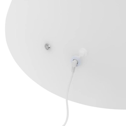 Stolik barowy klubowy podświetlany na baterie RGBW LED śr. 58 x 110 cm - biały okrągły Stolik barowy klubowy podświetlany na baterie RGBW LED śr. 58 x 110 cm - biały okrągły