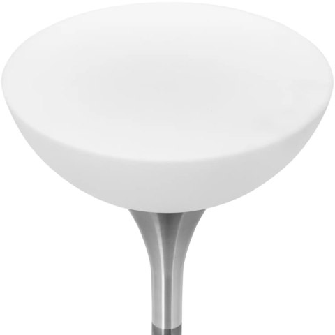 Stolik barowy klubowy podświetlany na baterie RGBW LED śr. 60 x 107 cm - biały okrągły Stolik barowy klubowy podświetlany na baterie RGBW LED śr. 60 x 107 cm - biały okrągły