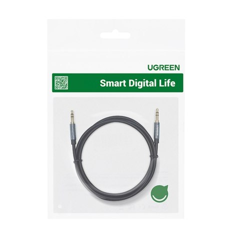 Wytrzymały kabel przewód audio AUX w oplocie wtyczka kątowa minijack 3.5 mm 1m niebieski Wytrzymały kabel przewód audio AUX w oplocie wtyczka kątowa minijack 3.5 mm 1m niebieski