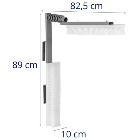 Czochradło szczotka dla krów bydła 2 głowice 50 x 10 cm Czochradło szczotka dla krów bydła 2 głowice 50 x 10 cm