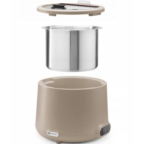 Kociołek termos do zupy elektryczny UNIQ śr. 365 x 325 mm 8 l 500 W - beżowy Kociołek termos do zupy elektryczny UNIQ śr. 365 x 325 mm 8 l 500 W - beżowy