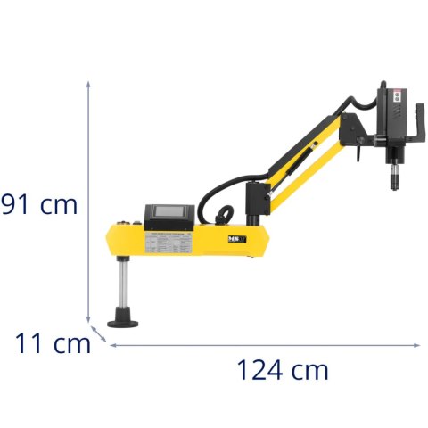 Ramię gwintujące gwintownica automatyczna M3-M16 0-312 obr./min 600 W Ramię gwintujące gwintownica automatyczna M3-M16 0-312 obr./min 600 W
