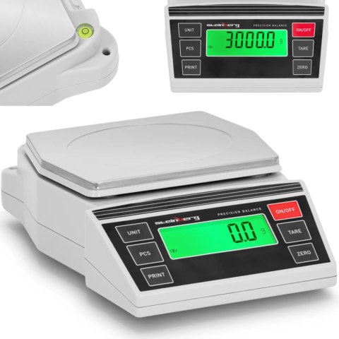 Waga laboratoryjna jubilerska precyzyjna LCD 2-3000g / 0.1 g Waga laboratoryjna jubilerska precyzyjna LCD 2-3000g / 0.1 g
