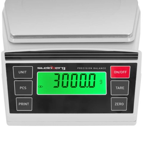 Waga laboratoryjna jubilerska precyzyjna LCD 2-3000g / 0.1 g Waga laboratoryjna jubilerska precyzyjna LCD 2-3000g / 0.1 g