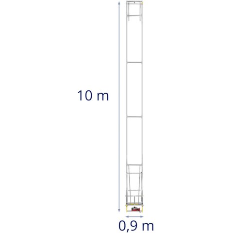 Winda wciągarka dekarska budowlana z pilotem 10 m do 300 kg 1500 W Winda wciągarka dekarska budowlana z pilotem 10 m do 300 kg 1500 W